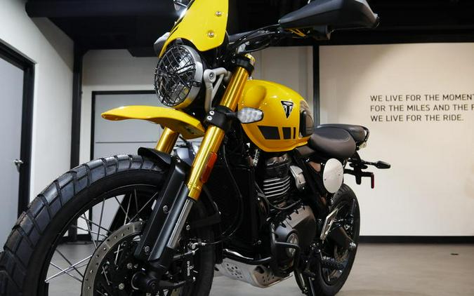 2026 Triumph Scrambler 400 XC Racing Yellow