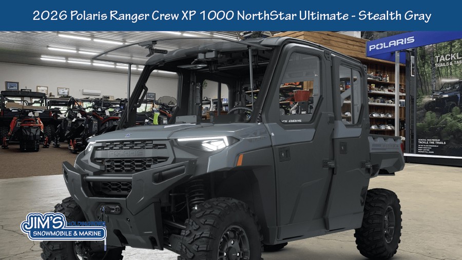 2026 Polaris Ranger® Crew XP 1000 NorthStar Edition Ultimate - Stealth Gray