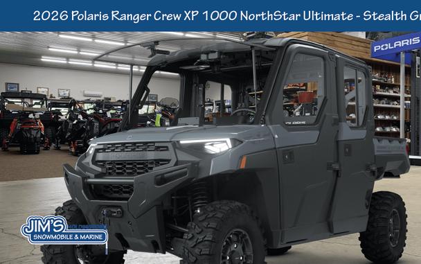 2026 Polaris Ranger® Crew XP 1000 NorthStar Edition Ultimate - Stealth Gray