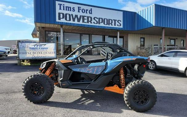 2026 Can-Am® Maverick X3 RS Turbo Scandi Blue & Orange Crush