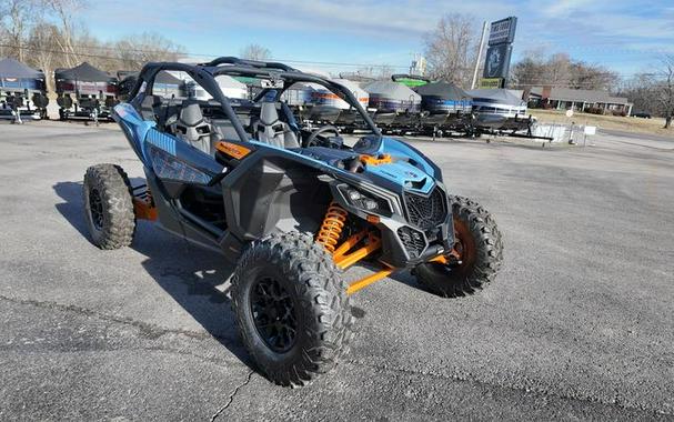 2026 Can-Am® Maverick X3 RS Turbo Scandi Blue & Orange Crush