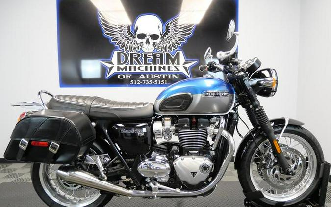 2022 Triumph Bonneville T120 Cobalt Blue/Silver Ice