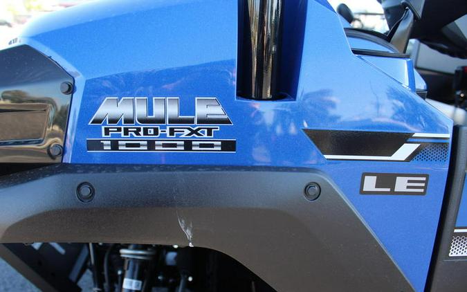 2024 Kawasaki Mule PRO-FXT 1000 LE Metallic Onyx Black