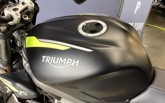 2022 Triumph Street Triple RS Matte Jet Black