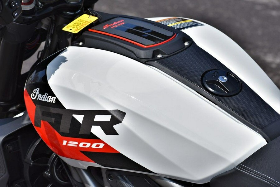 2023 Indian Motorcycle® FTR Sport White Lightning/Indy Red