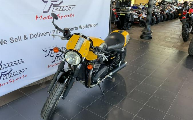 2017 Triumph Street Cup Racing Yellow/Silver Ice