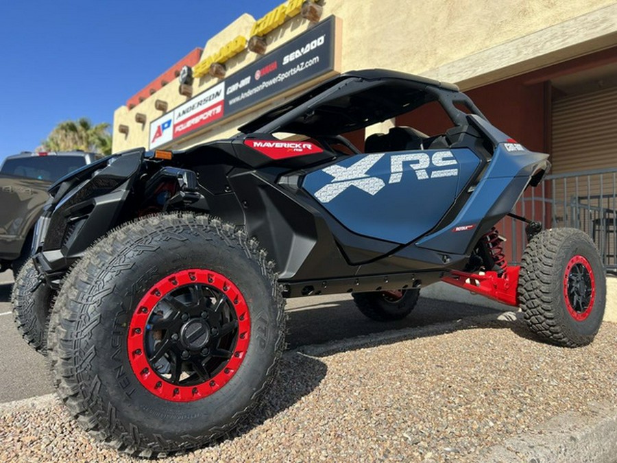 2025 Can-Am Maverick R X RS with Smart-Shox Dusty Navy & Legio