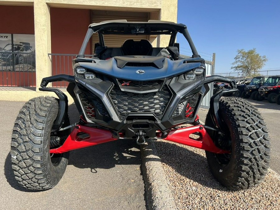 2025 Can-Am Maverick R X RS with Smart-Shox Dusty Navy & Legio