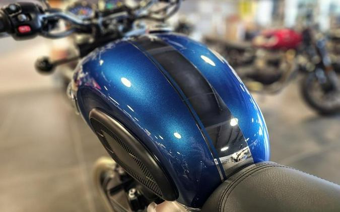 2023 Triumph Bonneville T100 Chrome Edition Cobalt Blue