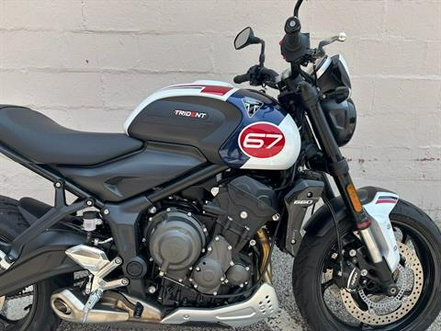 2025 Triumph Trident 660 Triple Tribute Edition