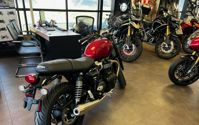 2024 Triumph Speed Twin 900 Carnival Red/Phantom Black