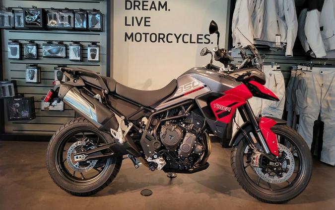 2024 Triumph Tiger 850 Sport Graphite/Diablo Red Sport