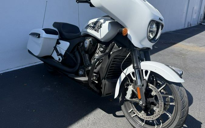 2025 Indian Motorcycle® Chieftain® PowerPlus Dark Horse® Ghost White Metallic Smoke