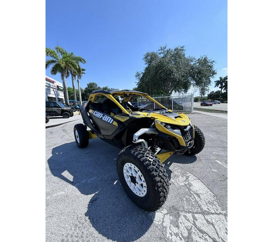 2024 Can-Am® Maverick R X RS with Smart-Shox Carbon Black & Neo Yellow