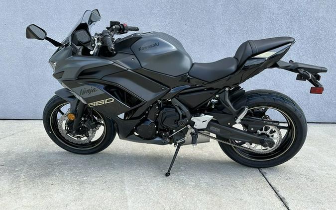 2024 Kawasaki Ninja 650 Metallic Matte Dark GrayMetallic Spark