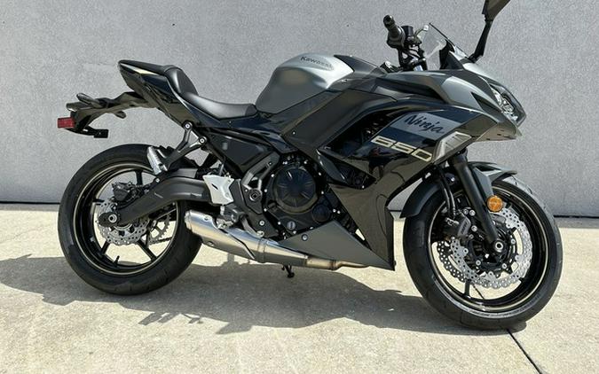 2024 Kawasaki Ninja 650 Metallic Matte Dark GrayMetallic Spark