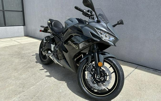 2024 Kawasaki Ninja 650 Metallic Matte Dark GrayMetallic Spark