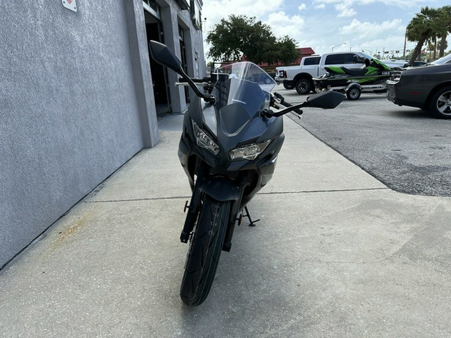 2024 Kawasaki Ninja 650 Metallic Matte Dark GrayMetallic Spark