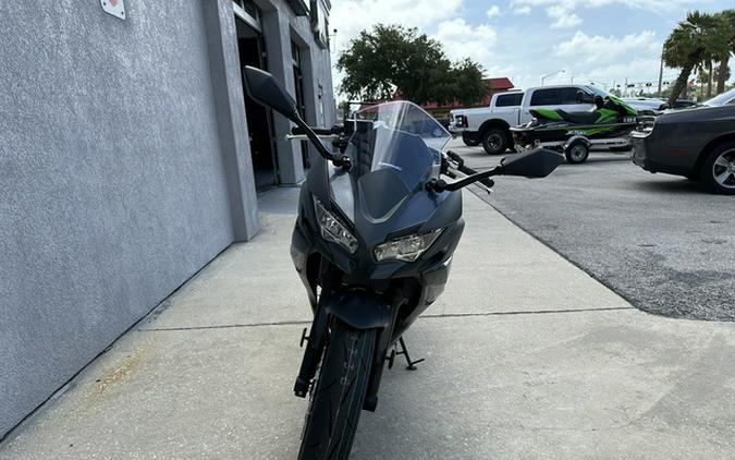 2024 Kawasaki Ninja 650 Metallic Matte Dark GrayMetallic Spark