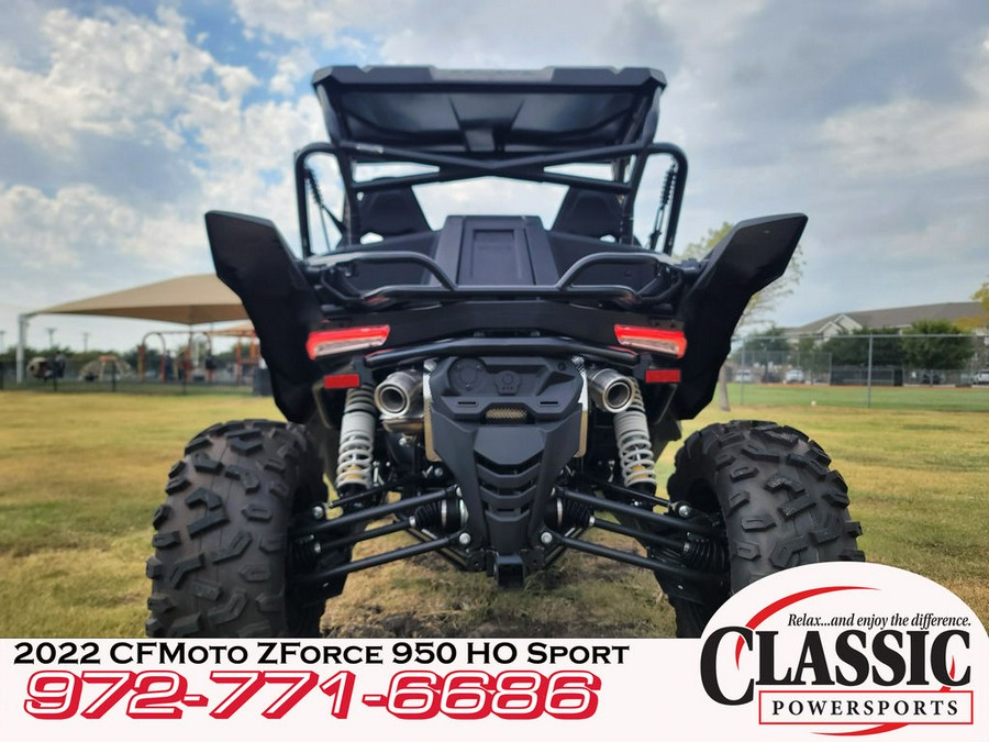 2022 CFMoto ZForce 950 HO Sport