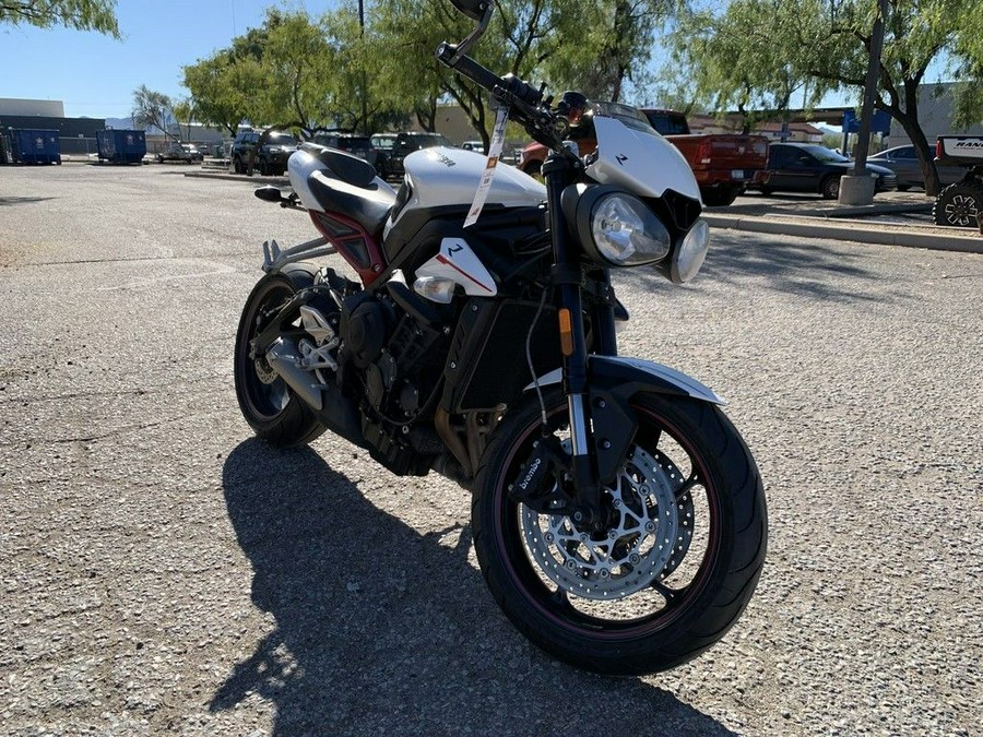 2018 Triumph Speed Triple R Crystal White