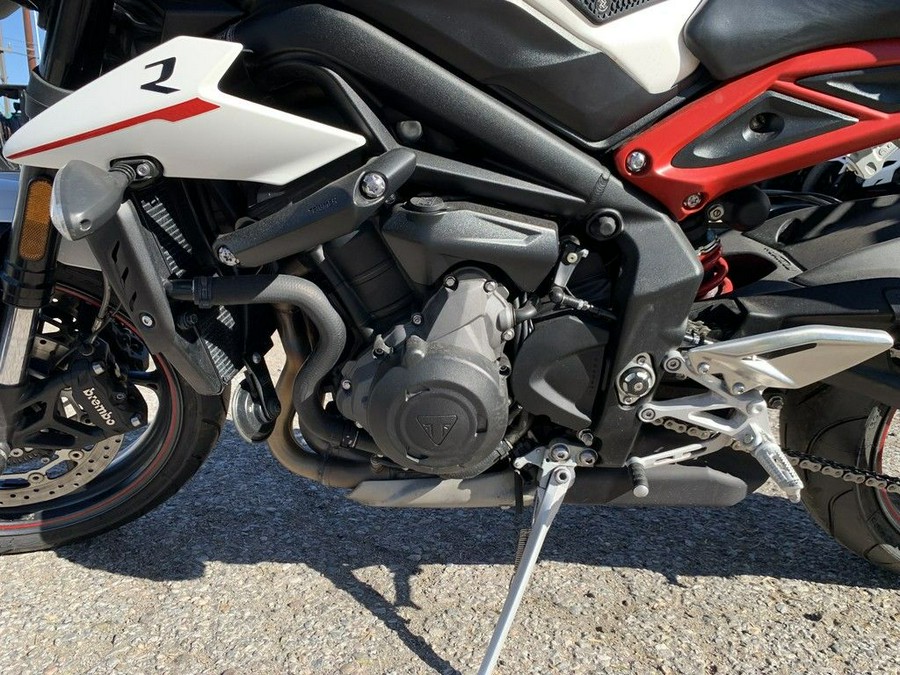 2018 Triumph Speed Triple R Crystal White