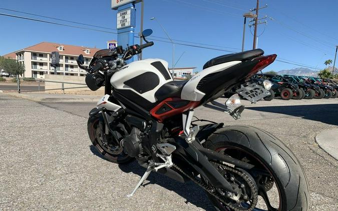2018 Triumph Speed Triple R Crystal White