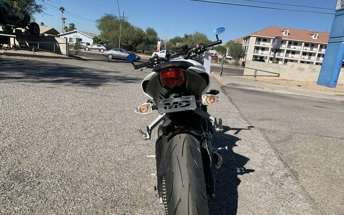 2018 Triumph Speed Triple R Crystal White