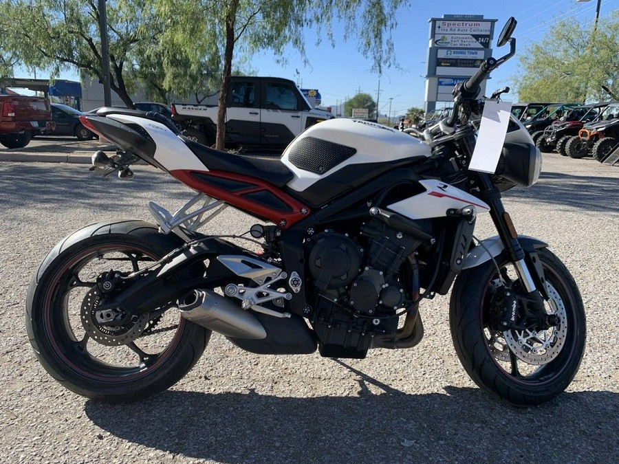 2018 Triumph Speed Triple R Crystal White