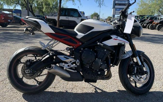 2018 Triumph Speed Triple R Crystal White