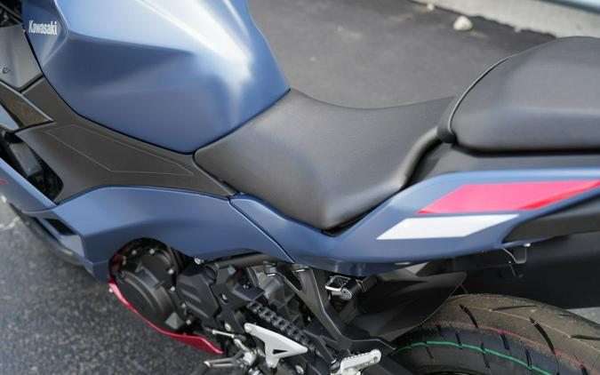 2026 Kawasaki Ninja 500 ABS Metallic Matte Twilight Blue