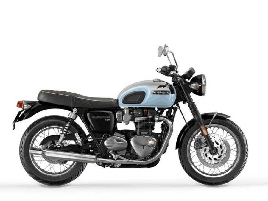 2023 Triumph Bonneville T120 Chrome Edition Meriden Blue