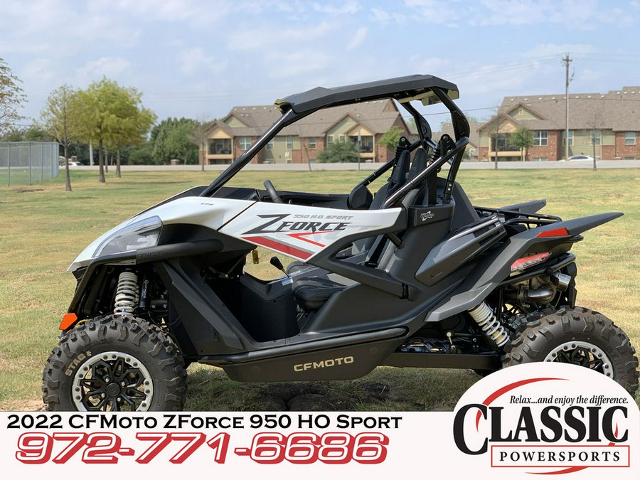 2022 CFMoto ZForce 950 HO Sport