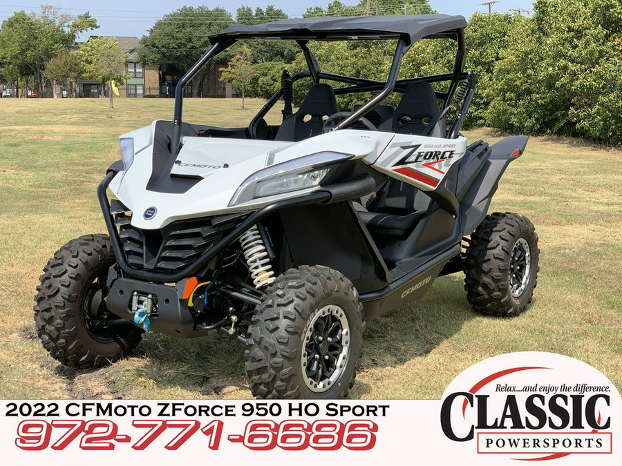 2022 CFMoto ZForce 950 HO Sport