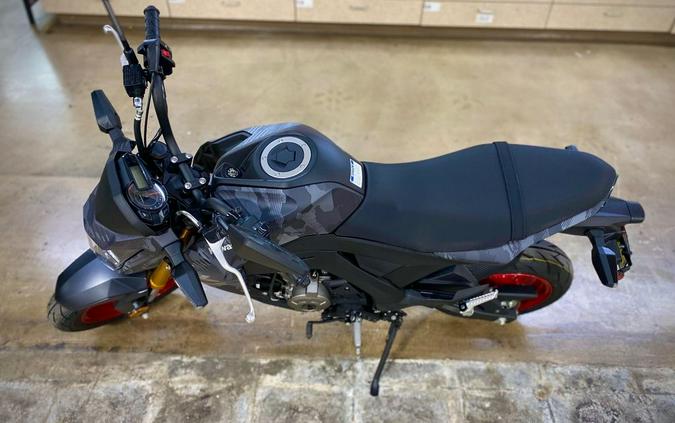 2024 Kawasaki Z125 PRO Cypher Camo Gray Matte/Metallic Matte Carbon Gray