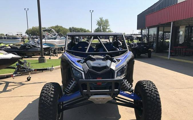 2020 Can-Am® Maverick™ X3 X™ rs Turbo RR Hyper Silver, Intense Blue & Manta Green