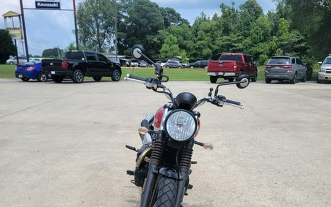 2017 Triumph Street Scrambler Korosi Red Frozen Silver