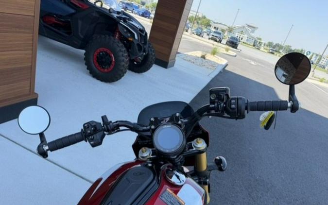 2025 Indian Motorcycle® 101 Scout® Sunset Red Metallic with Graphics