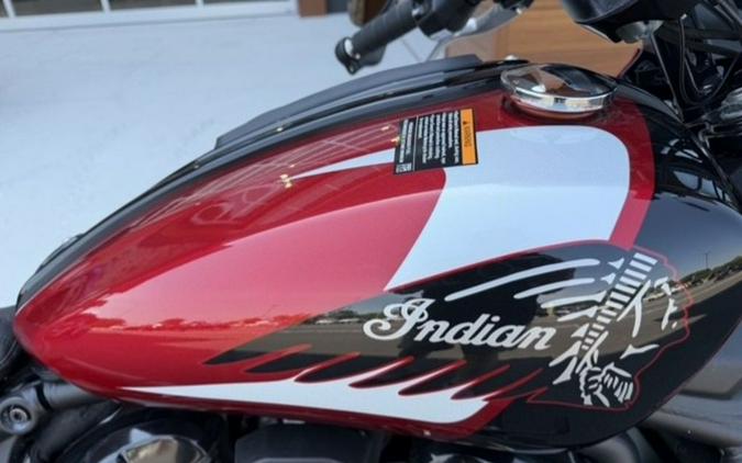 2025 Indian Motorcycle® 101 Scout® Sunset Red Metallic with Graphics
