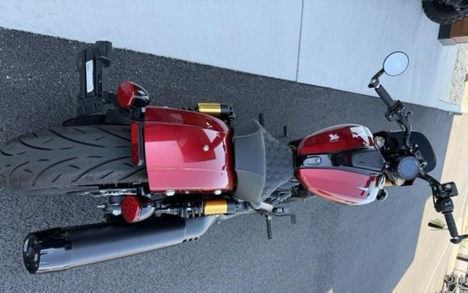 2025 Indian Motorcycle® 101 Scout® Sunset Red Metallic with Graphics