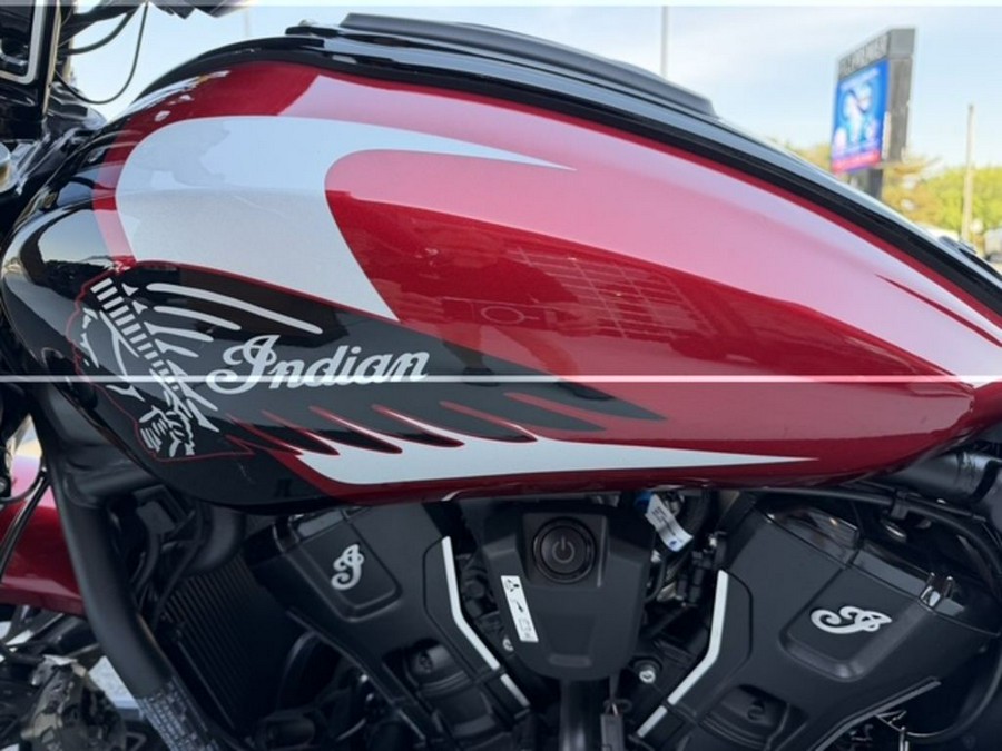 2025 Indian Motorcycle® 101 Scout® Sunset Red Metallic with Graphics