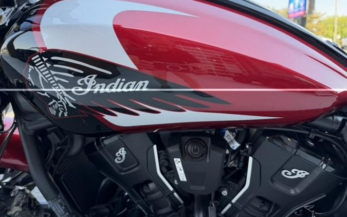 2025 Indian Motorcycle® 101 Scout® Sunset Red Metallic with Graphics