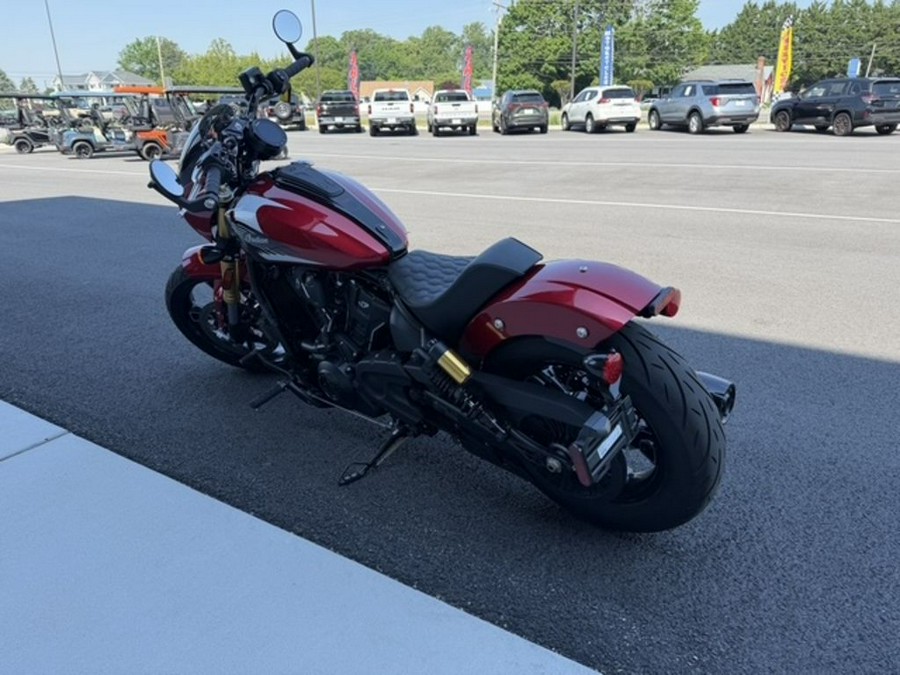2025 Indian Motorcycle® 101 Scout® Sunset Red Metallic with Graphics