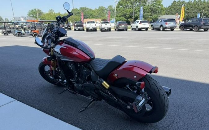 2025 Indian Motorcycle® 101 Scout® Sunset Red Metallic with Graphics