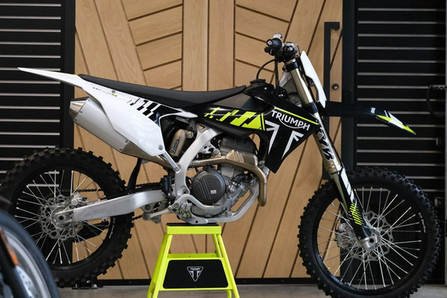 2024 Triumph TF 250-X Racing/Yellow/Black/White