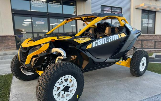 2024 Can-Am® Maverick R X RS Carbon Black & Neo Yellow