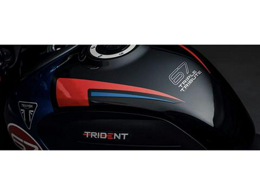 2026 Triumph Trident 660 Triple Tribute Edition