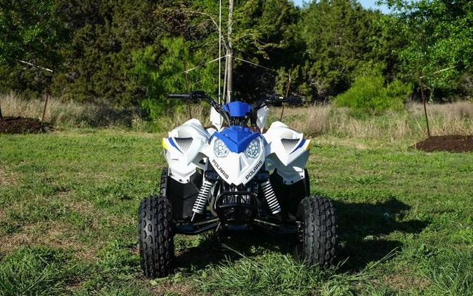 New 2024 POLARIS OUTLAW 110 EFI BRIGHT WHITEBLUE