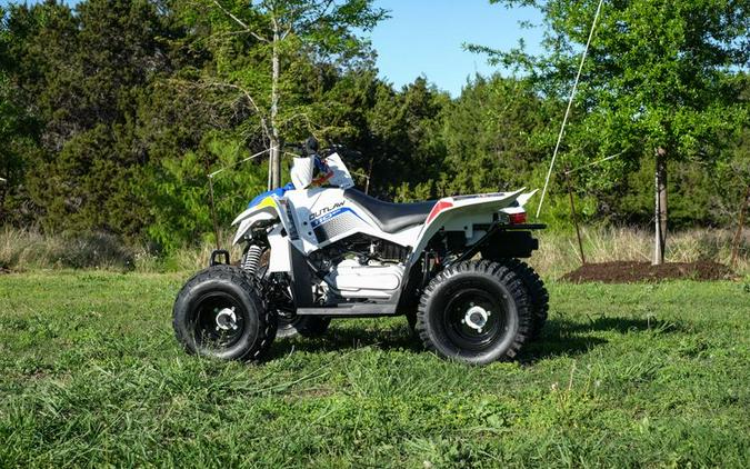 New 2024 POLARIS OUTLAW 110 EFI BRIGHT WHITEBLUE