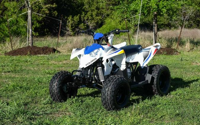 New 2024 POLARIS OUTLAW 110 EFI BRIGHT WHITEBLUE